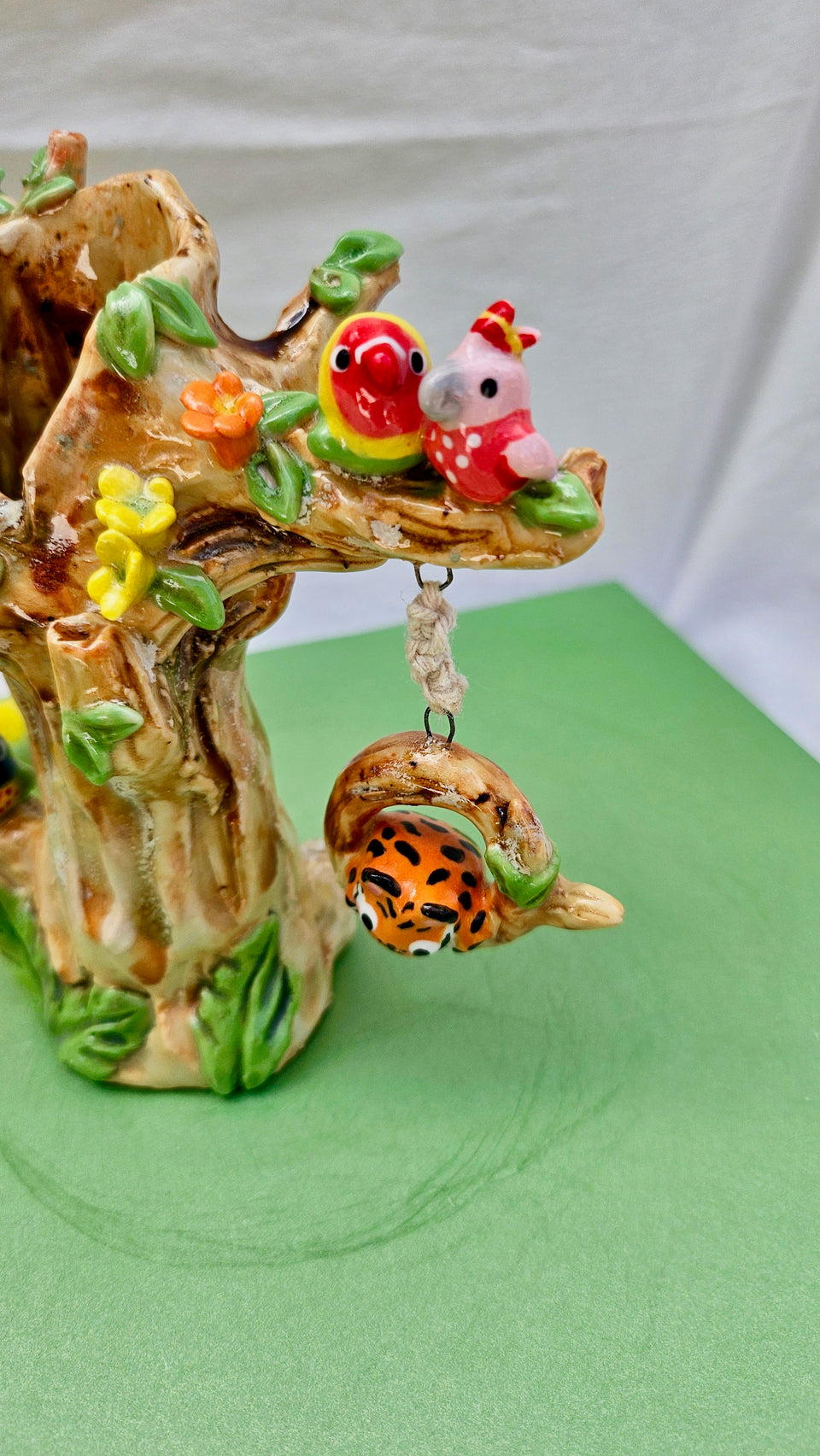 Parrots Tree Vase