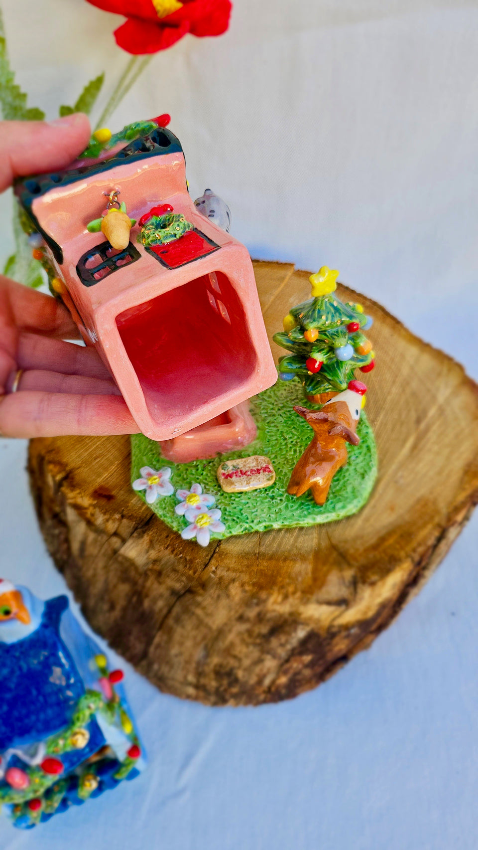 Christmas House Peach