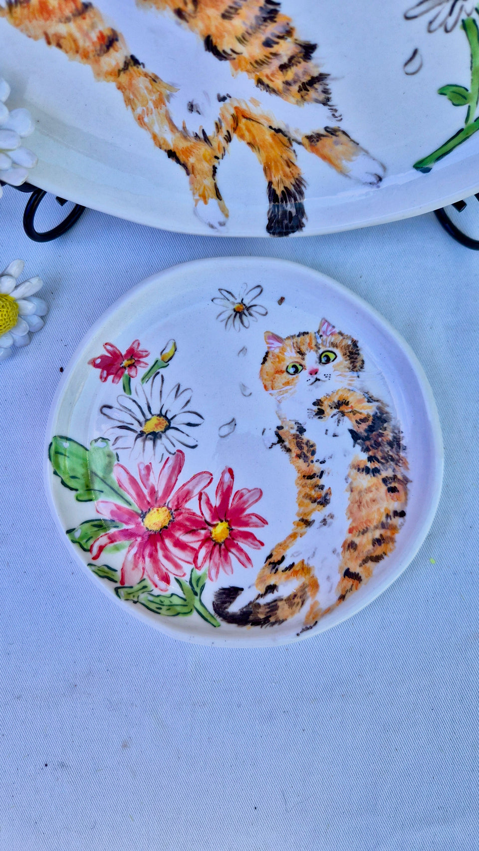 Ceramic Plate cats
