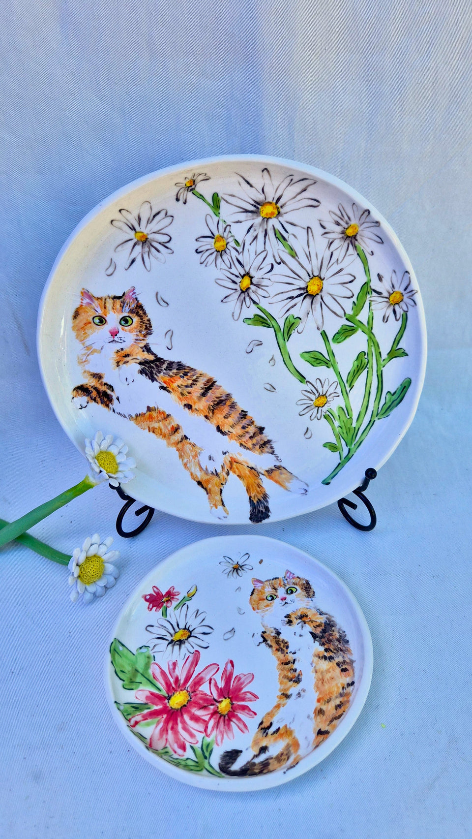 Ceramic Plate cats