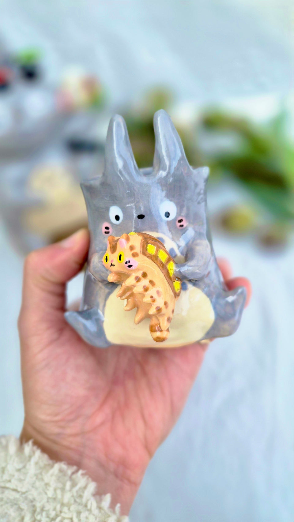 Totoro Tea pot and mugs