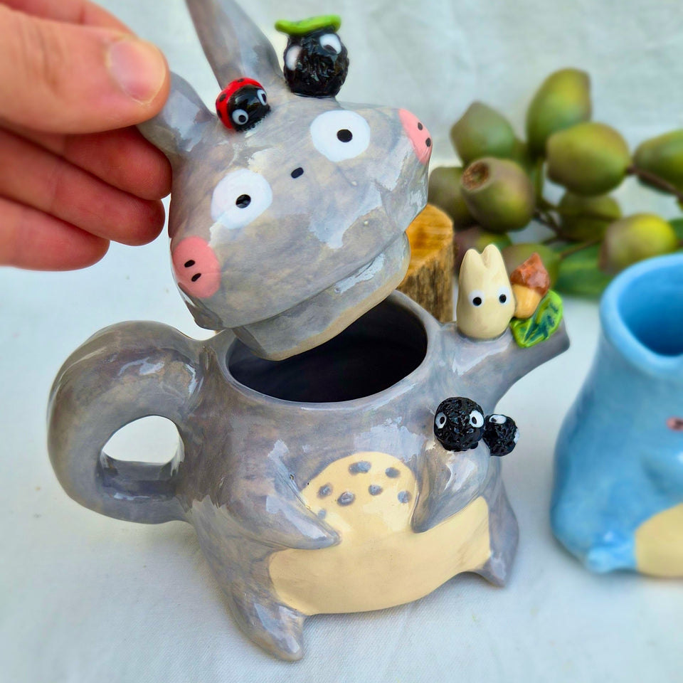 Totoro Tea pot and mugs
