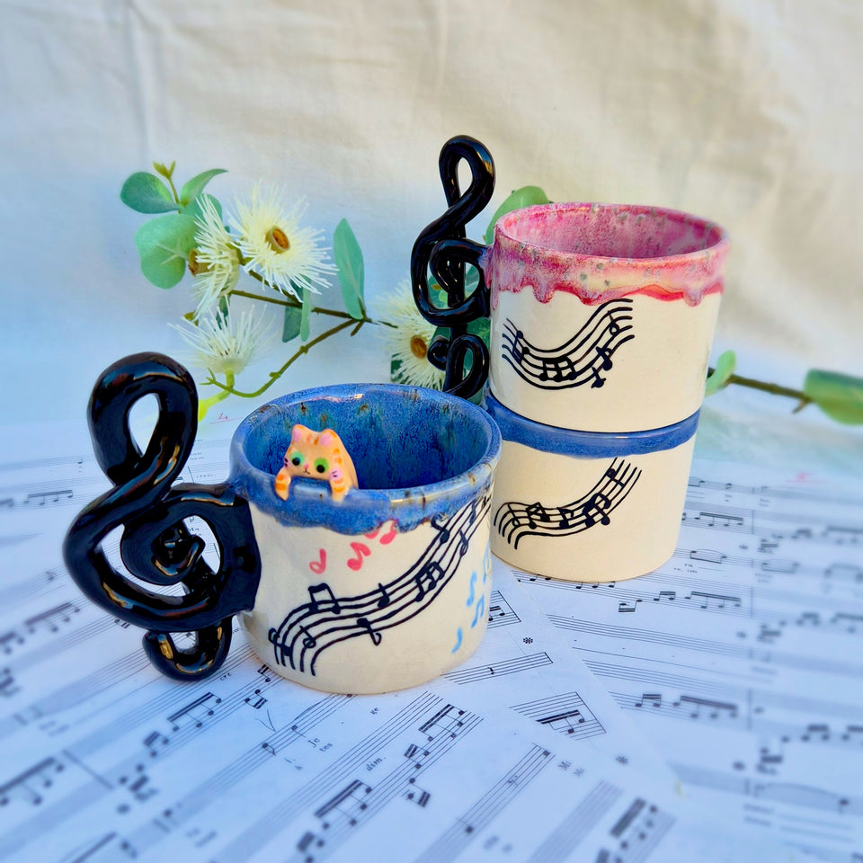 Music note mug