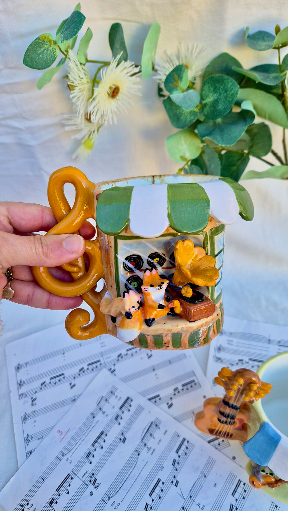 Music shop mugs