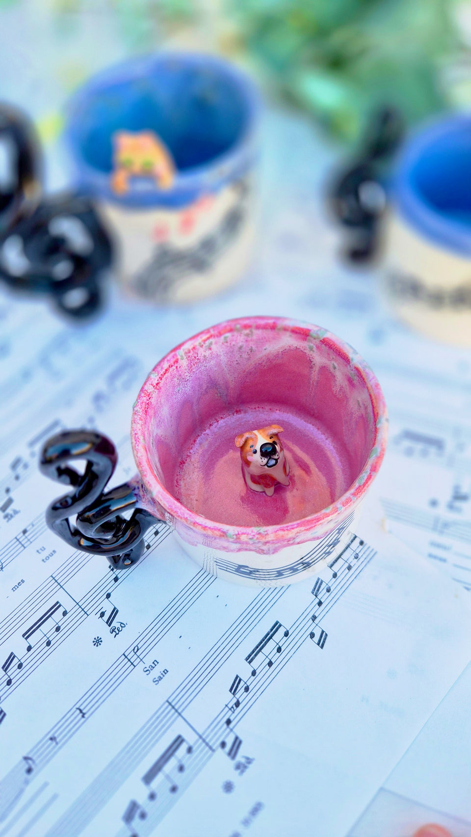 Music note mug