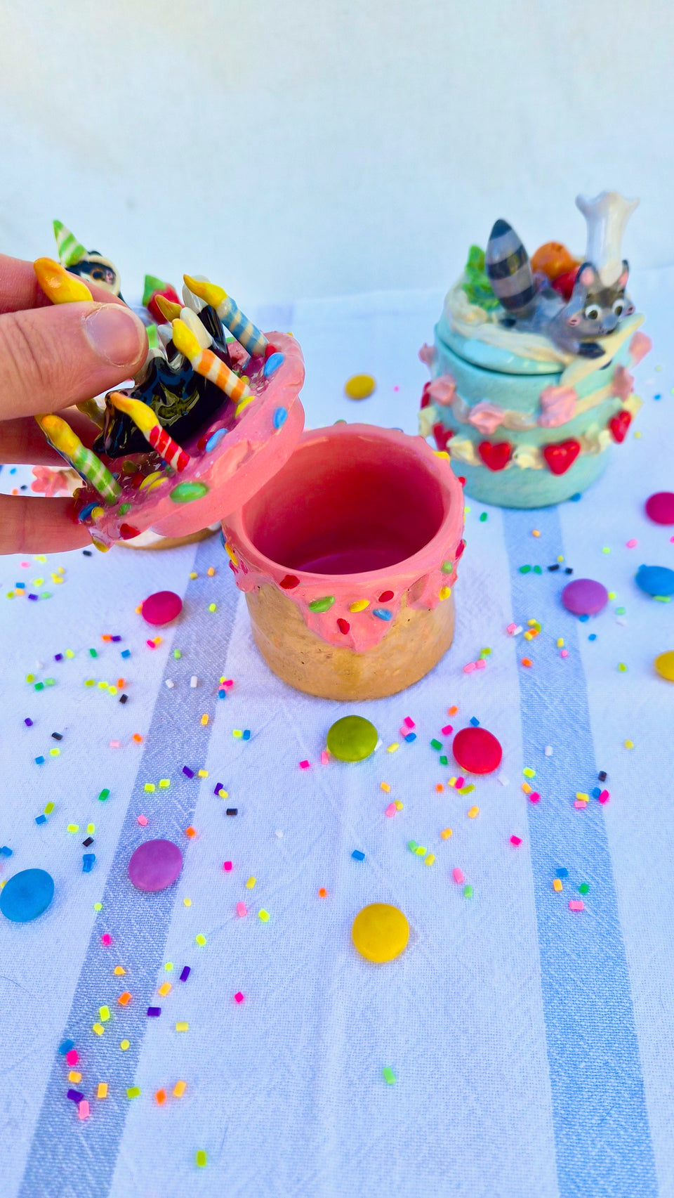 Cake trinket box