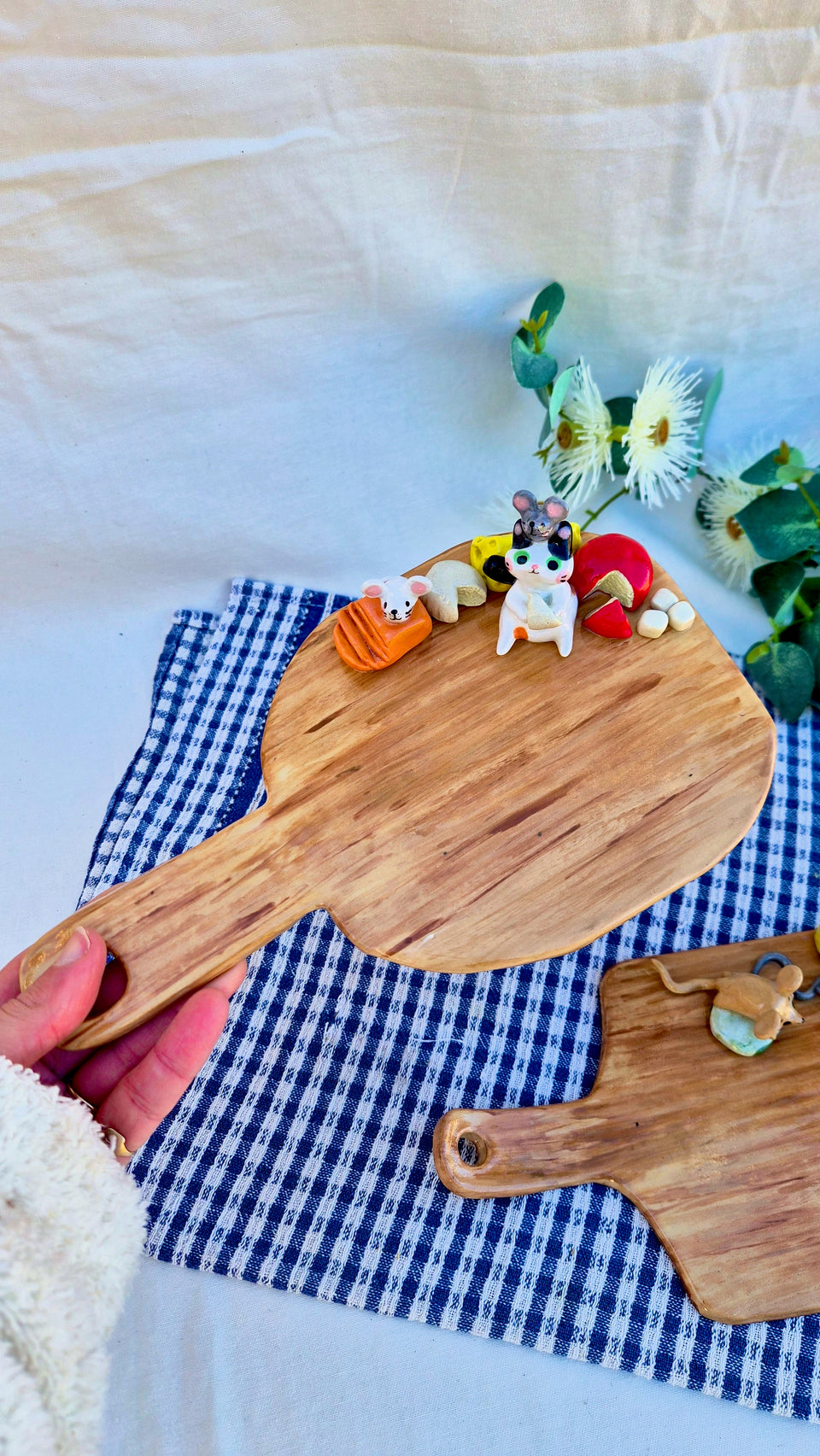 Cheese plate Cat and mouse