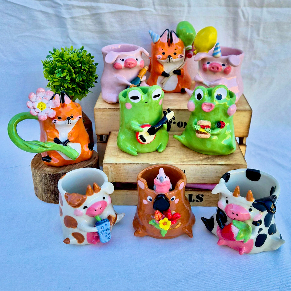 Expresso animal mugs