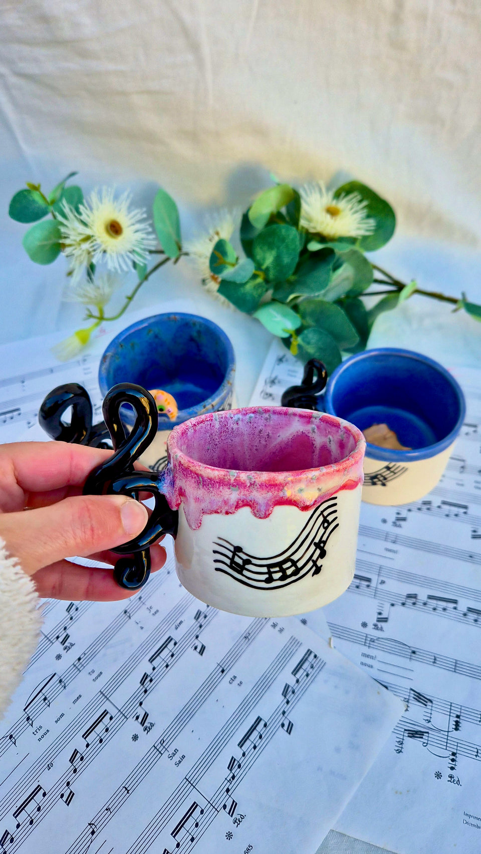 Music note mug