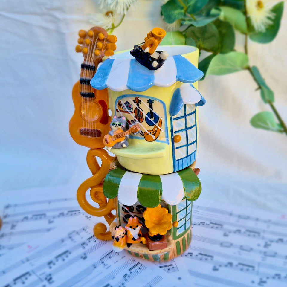 Music shop mugs