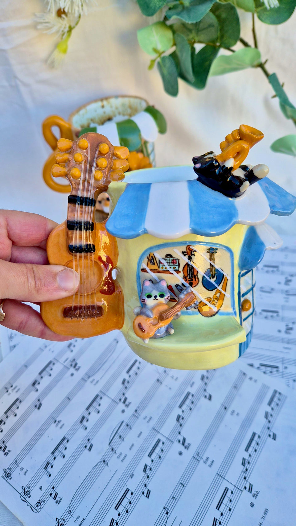 Music shop mugs