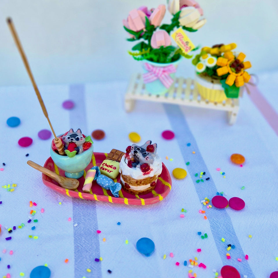 Treat plate incense