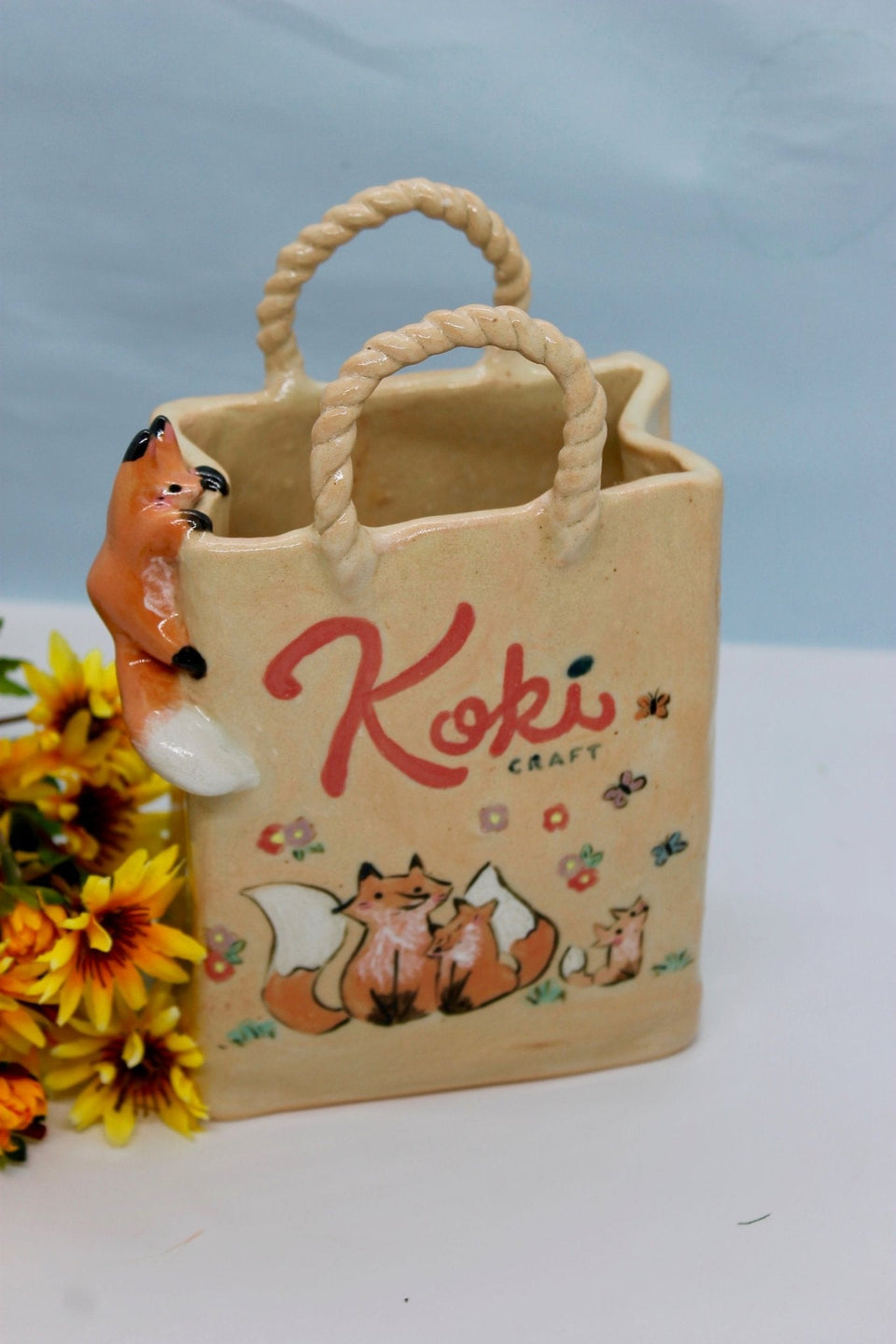 Shopping Bag Vase - Koki Craft