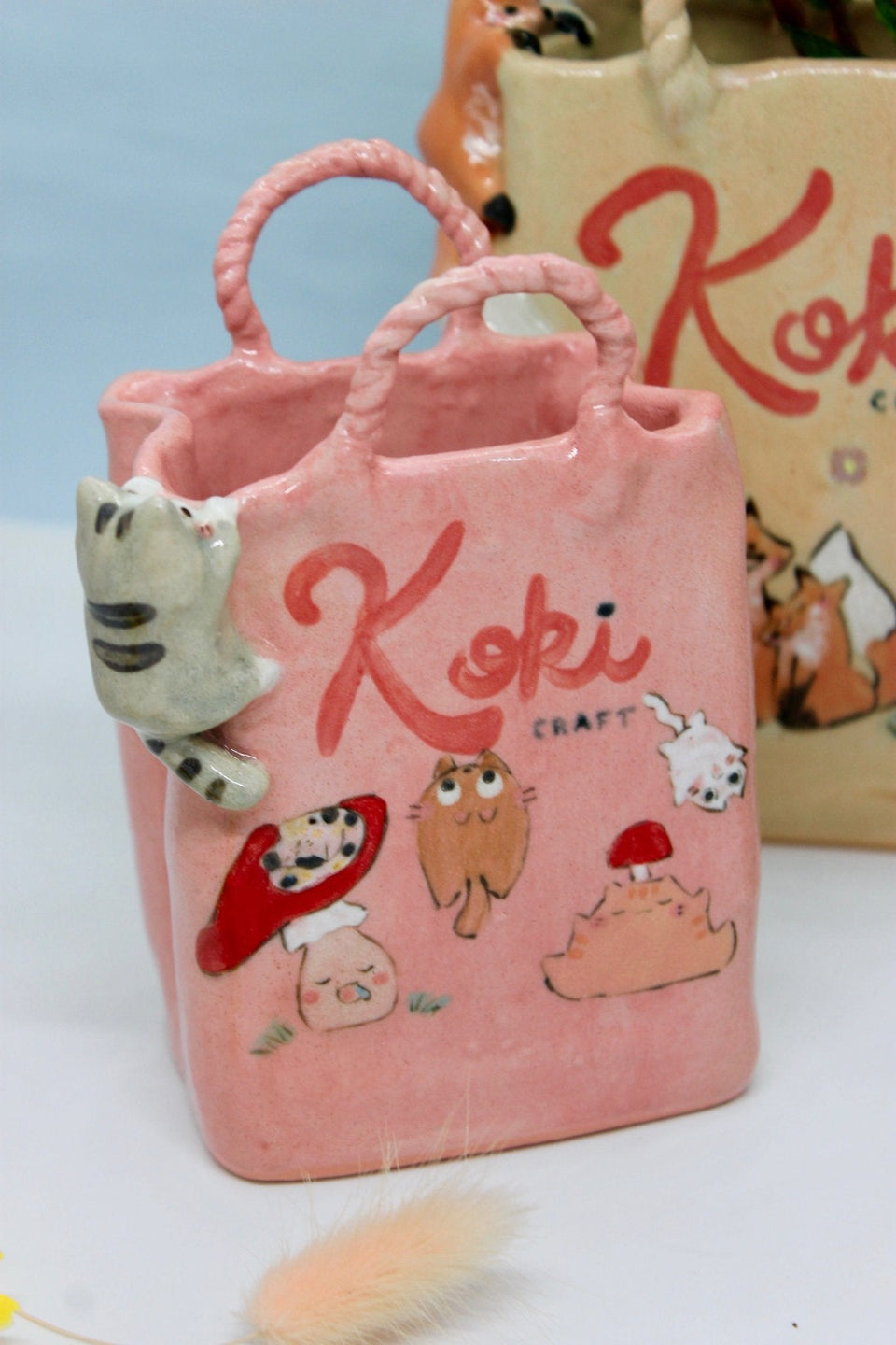 Shopping Bag Vase - Koki Craft