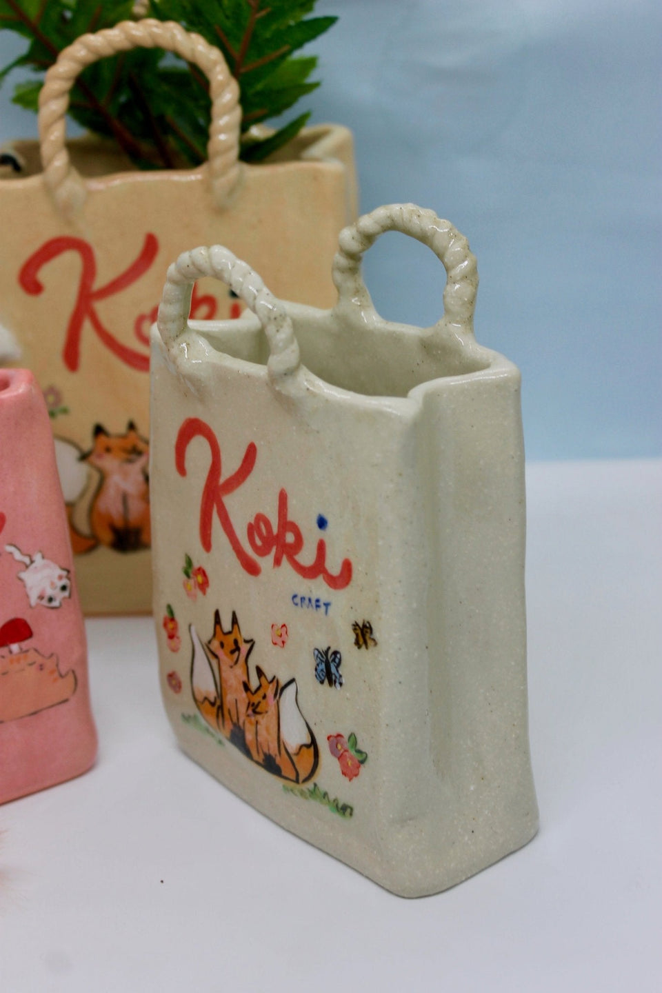 Shopping Bag Vase - Koki Craft