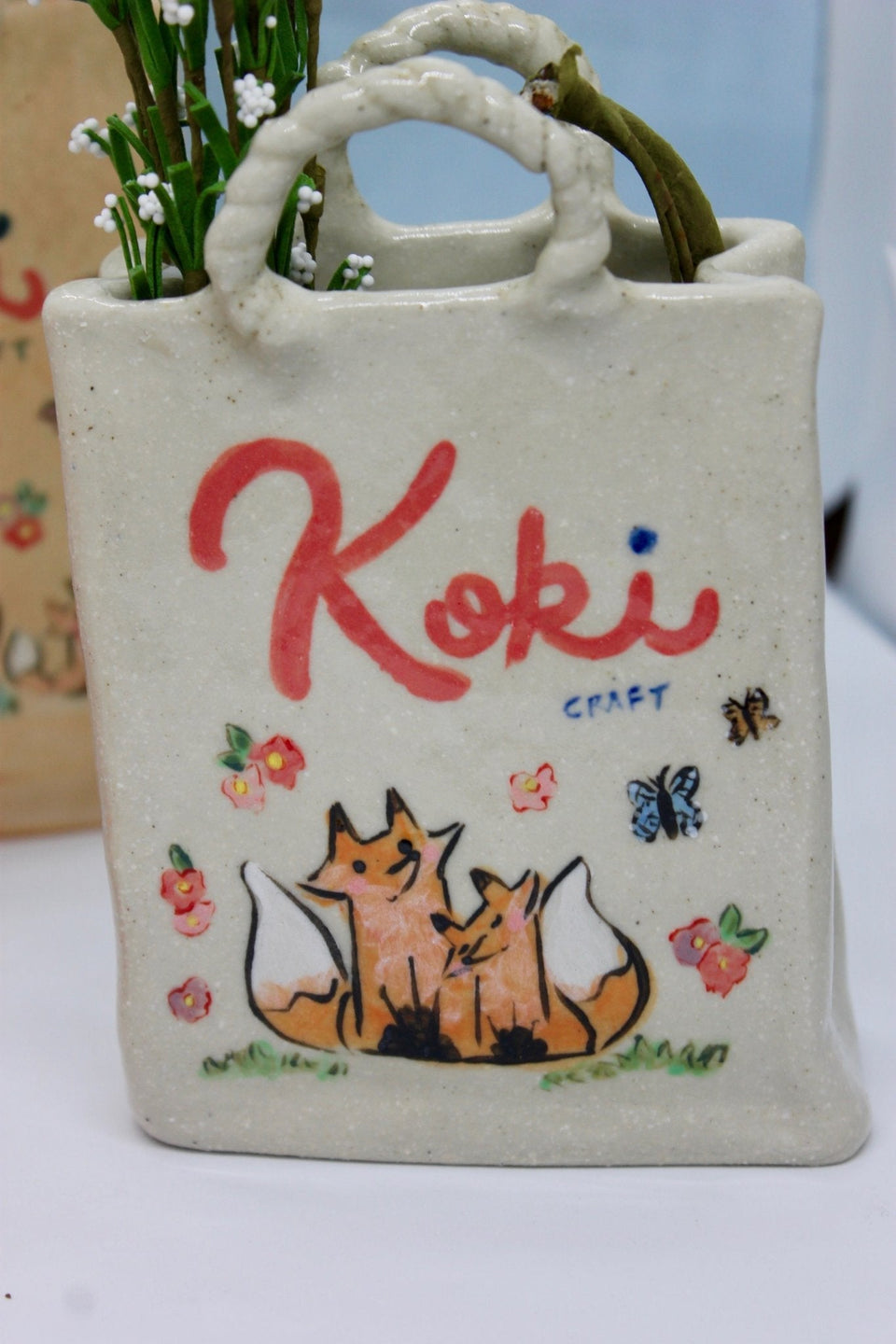 Shopping Bag Vase - Koki Craft